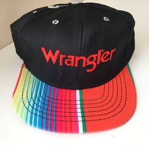 Vintage Wrangler Striped Hat